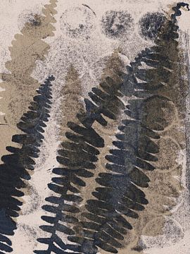 Gelaagde Wabi-Sabi met Fern Monotype van Dina Dankers