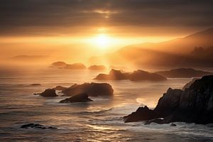Goldene Stunde am Meer