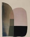 Modern abstract in pastelkleuren (gezien bij vtwonen) van Studio Allee thumbnail