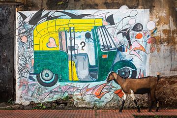 Graffiti India van Sylvia Fransen