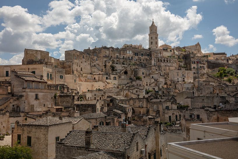 Vue de la vieille ville de Matera, Italie par Joost Adriaanse