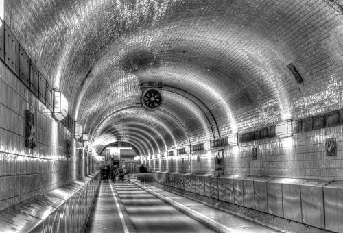 Alter Elbtunnel, Hamburg, Deutschland, Europa
