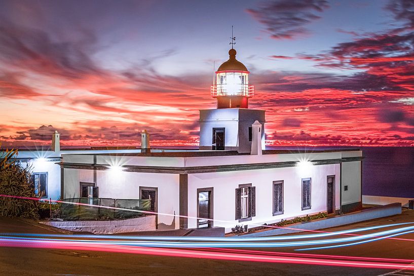 Ponta do Pargo Lighttrails I | Madeira | Zonsondergang van Daan Duvillier | Regio in de Kijker