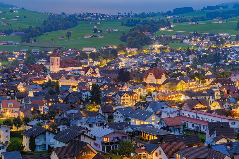 Ein Abend in Appenzell, Schweiz von Henk Meijer Photography