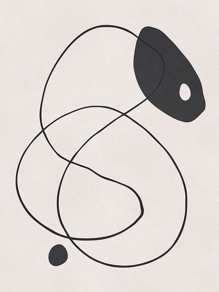 Expressionist shapes and lines 7 by Vitor Costa