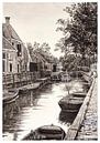 Gedempte Haven Grouw omstreeks 1910 van Richard Brinkman thumbnail