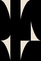 Formes noires Art minimaliste rétro II