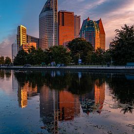 The Hague Skyline Reflection by Kevin Coellen