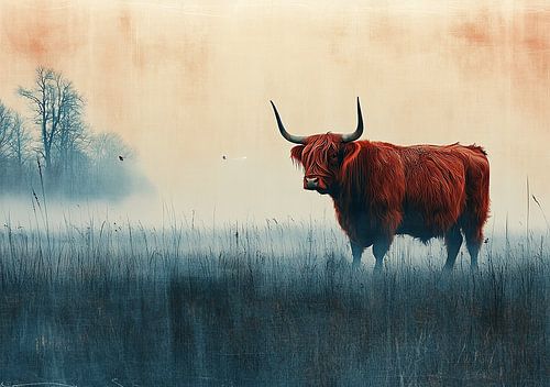 Scottish Highland cattle "Scotland's guardian: the majestic Highland cow"