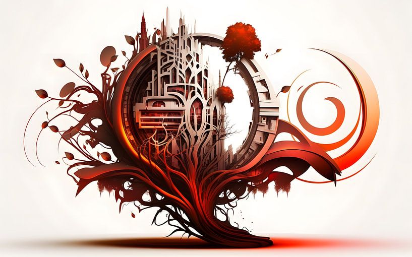 Heartshaped city tree by Tammo Tamminga