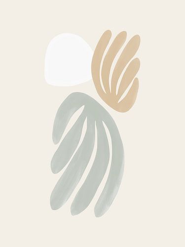 Modern Coral NO.2 | Sage Green