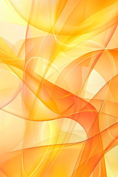 Strahlende Farben in sanften Wellen von Poster Art Shop