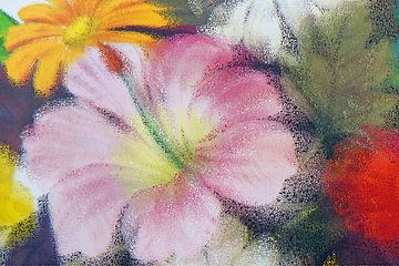 Fleurig bosje bloemen van Caroline Drijber