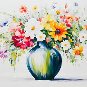 Vase mit Blumenpracht 1.0