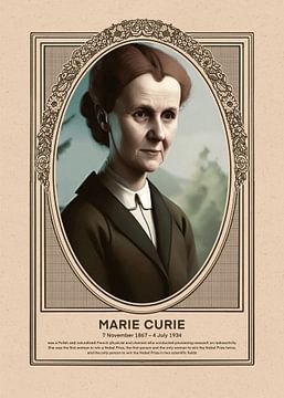 Marie Curie by Sahruddin Said