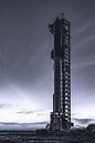 SpaceX Starship Superheavy (stacked) on the Launchpad | Zwart/wit van Chris Thomassen (Wereldreizigers.nl) thumbnail