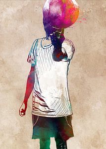 Basketball 5 Sport Kunst #Basketball