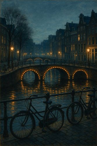 Amsterdam Canal Dusk