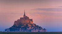 Sonnenaufgang am Mont Saint Michel von Henk Meijer Photography Miniaturansicht