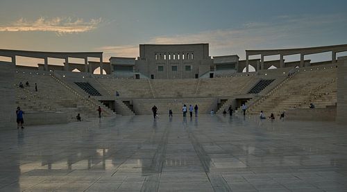Het amfitheater in Katara Cultural Village, Doha Qatar