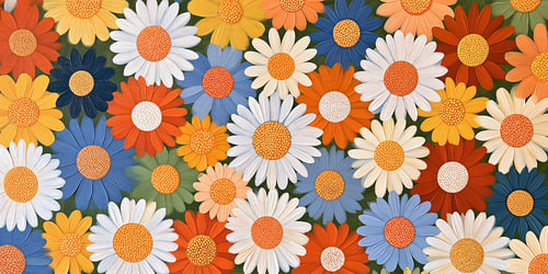 Blumenpracht in farbenfroher Harmonie