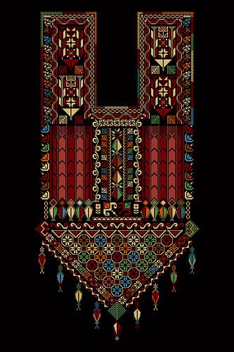 Tatreez Ornament Vorlage 25