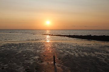 Lever de soleil près de List sur l'île de Sylt sur Martin Flechsig