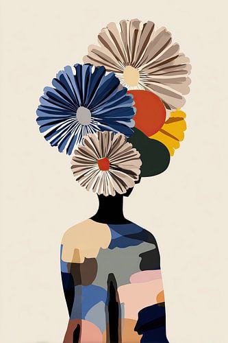 Blumen-Silhouette von Blumen Studio