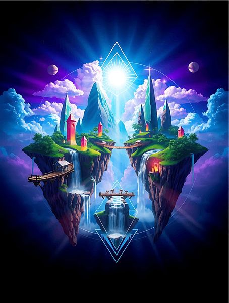 Magic Floating City by rendyokt rendy