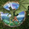 Homme dragon fantastique sur Beate Braß