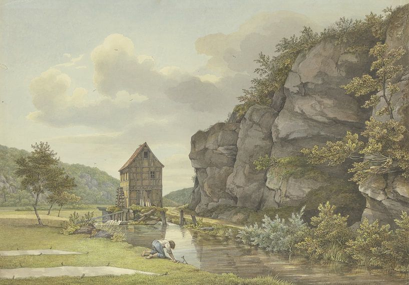 Cutting mill near Eppstein, Carl Morgenstern by Masterful Masters