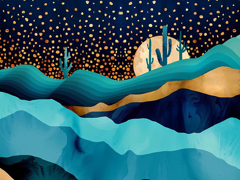 Nuit du désert par VISHAKATIAR