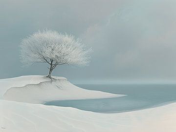 Fluisteringen van de Winter op een Waddeneiland van Karina Brouwer