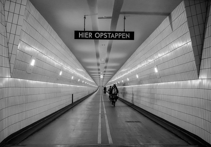 Maas-Fahrradtunnel von Chris de Vogel