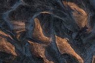 Vulkanisch zand in het avondlicht op Lanzarote van Harrie Muis thumbnail
