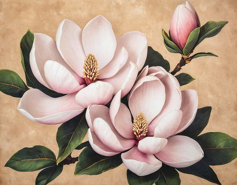 Fleurs orientales 3 par Timba Art