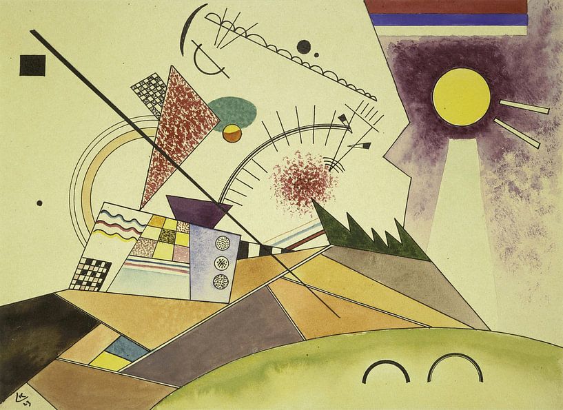 Study for Moving Rest, Wassily Kandinsky by Masterful Masters
