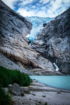 Gletsjer Briksdalbreen van Jayzon Photo