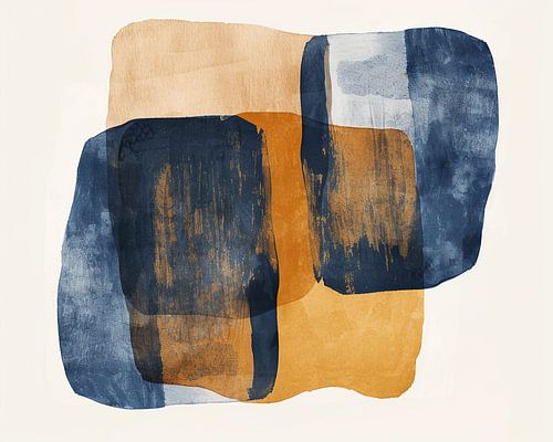 Peinture abstraite minimaliste