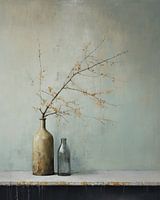 Stillleben im Wabi-Sabi-Stil