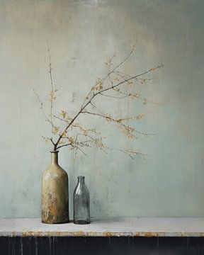 Nature morte dans le style wabi-sabi sur Carla Van Iersel