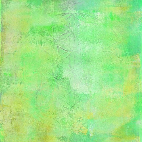 Fleur de vie verte