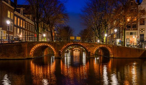 Brug over de Herengracht in Amsterdam