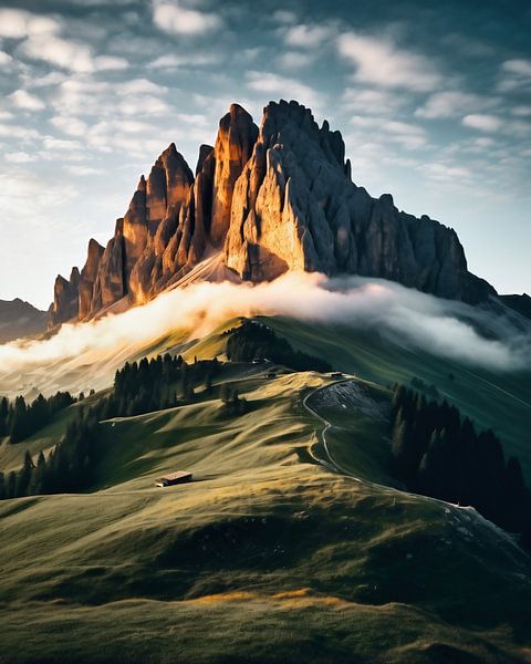 Herbst in den Dolomiten von fernlichtsicht