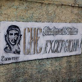 Che Guevara: uithangbord in Cuba van Kees van Dun