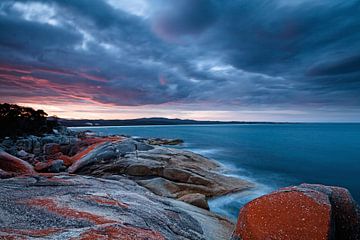 Bay of Fires - Sonnenuntergang - Tasmanien von Jiri Viehmann