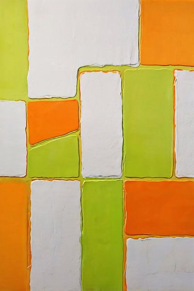 Colourful abstract geometric design by Art & Soul Creations
