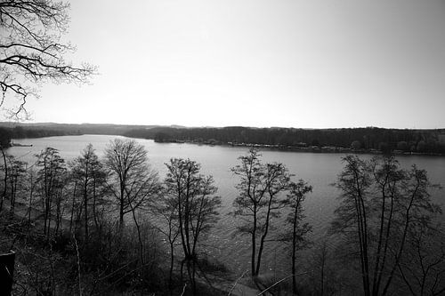 Impressies van het Baldeney-meer in Essen, Duitsland