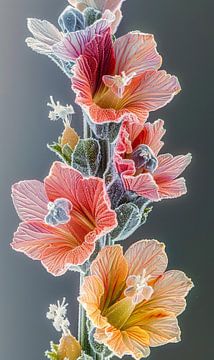Kristal bloemen 4 van DNH Artful Living
