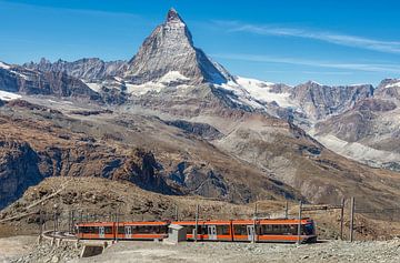 Met de Gornergratbahn naar de Matterhorn van arie oversier